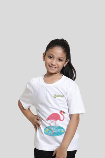 Flamingo T-shirt For Girls